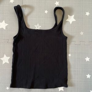 Womens American Eagle black crop top
